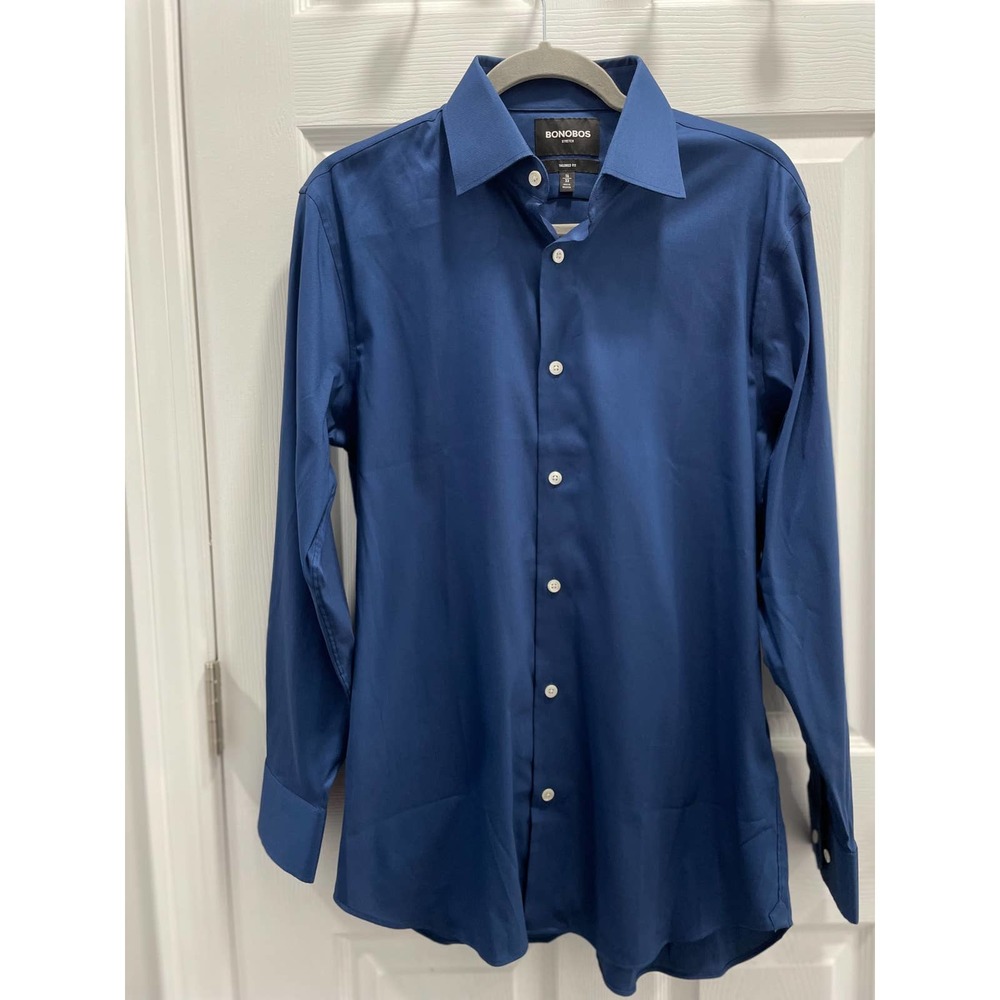 Bonobos stretch Tailored Slim Fit 16/33 Long Sleeve Shirt
